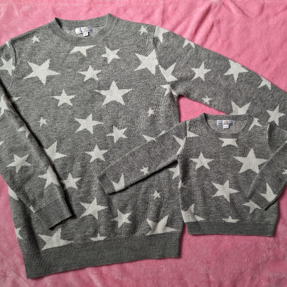 Bailey Blossoms Mommy and Me Sweaters Medium and 9-12 Months